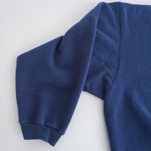 Endless Designs Navy Cotton America Print Patriotic Crewneck Sweater 2X - Picture 8 of 10